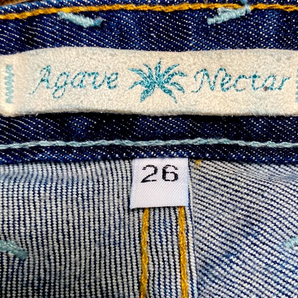 COPY AGAVE NECTAR Slim Boot Cut Denim Blue JEANS Size 26 - Picture 8 of 11